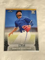 Orelvis Martinez #23 Baseball Cards 2020 Leaf Draft Prices
