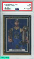 Stephen Curry #1 Basketball Cards 2022 Panini Donruss Elite Titlists Prices