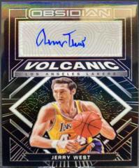 Jerry West Basketball Cards 2021 Panini Obsidian Volcanic Signatures Prices