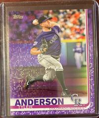 Tyler Anderson [Purple] #2 Baseball Cards 2019 Topps Prices