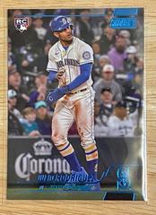 Julio Rodriguez [Blue Foil] #148 Baseball Cards 2022 Stadium Club Prices