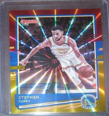 Stephen Curry [Red Gold Laser] #41 Basketball Cards 2020 Donruss Prices