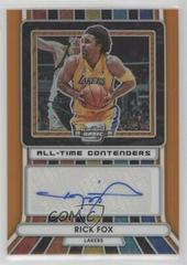 Rick Fox [Orange] #8 Basketball Cards 2022 Panini Contenders Optic All-Time Autograph Prices