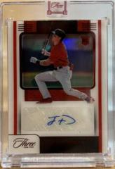 Jarren Duran [Emerald] #DOA-JD Baseball Cards 2022 Panini Three and Two Day One Autographs Prices