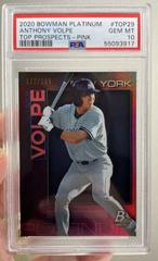 Anthony Volpe [Pink] #TOP-29 Baseball Cards 2020 Bowman Platinum Top Prospects Prices