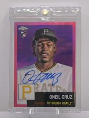 Oneil Cruz [Pink] #CPA-OCR Baseball Cards 2022 Topps Chrome Platinum Anniversary Autographs Prices