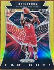 James Harden [Gold Prizm] Basketball Cards 2019 Panini Prizm Far Out Prices
