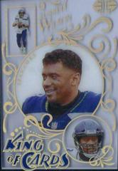 Russell Wilson [Black] #KC-5 Football Cards 2021 Panini Illusions King of Cards Prices