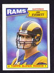 Jim Everett #145 Football Cards 1987 Topps Prices