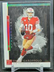 Jimmy Garoppolo [Silver] #86 Football Cards 2020 Panini Impeccable Prices