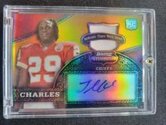 Jamaal Charles [Gold Relic Autograph] Football Cards 2008 Bowman Sterling Prices