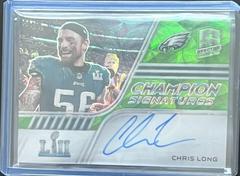 Chris Long [Green] Football Cards 2022 Panini Spectra Champion Signatures Prices