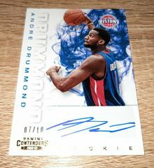 Andre Drummond [Autograph Gold] #208 Basketball Cards 2012 Panini Contenders Prices