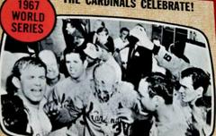 1967 World Series [The Cardinals Celebrate!] Baseball Cards 1968 O Pee Chee Prices