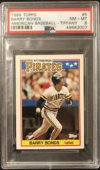 Barry Bonds [Tiffany] Baseball Cards 1988 Topps American Prices