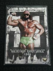 Macho Man' Randy Savage Wrestling Cards 2018 Topps WWE Undisputed 30 Years of Survivor Series Prices
