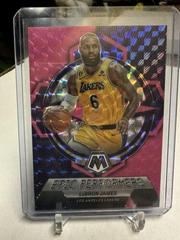 LeBron James [Pink Fluorescent] #6 Basketball Cards 2022 Panini Mosaic Epic Performers Prices