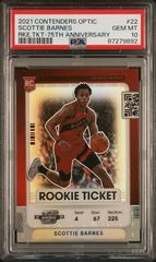Scottie Barnes #22 Basketball Cards 2021 Panini Contenders Optic Rookies Prices