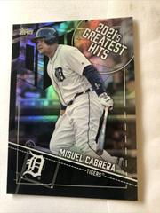 Miguel Cabrera [Black] #21GH-13 Baseball Cards 2022 Topps 2021’s Greatest Hits Prices