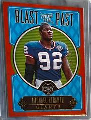 Michael Strahan [Orange] #BP-12 Football Cards 2023 Panini Legacy Blast from the Past Prices