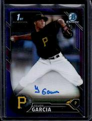 Yeudy Garcia [Purple Refractor] #BCAP-YG Baseball Cards 2016 Bowman Chrome Prospect Autograph Prices