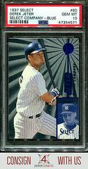 Derek Jeter [Select Company Blue] #60 Baseball Cards 1997 Select Prices