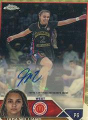 Jada Williams [Superfractor] #CA-JWI Basketball Cards 2023 Topps Chrome McDonald's All American Autographs Prices