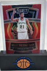 Tim Duncan [Red Prizm] #2 Basketball Cards 2021 Panini Select Company Prices