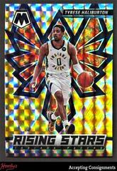 Tyrese Haliburton [Gold] #11 Basketball Cards 2021 Panini Mosaic Rising Stars Prices
