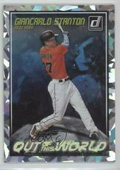 Giancarlo Stanton #OW6 Baseball Cards 2018 Panini Donruss Out of This World Prices