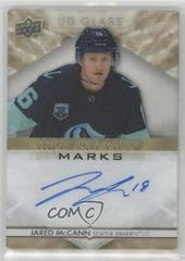 Jared McCann [Gold] Hockey Cards 2021 Upper Deck Ovation UD Glass Magnifying Marks Autographs Prices