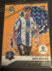 Javi Puado [Orange Fluorescent] Soccer Cards 2021 Panini Mosaic LaLiga Prices