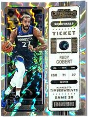 Rudy Gobert [Semifinal] Basketball Cards 2022 Panini Contenders Prices