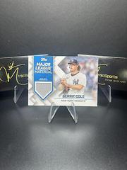 Gerrit Cole #MLM-GC Baseball Cards 2022 Topps Update Major League Material Relics Prices