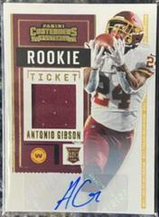 Antonio Gibson Football Cards 2020 Panini Contenders Rookie Ticket Swatches Prices