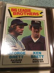 Big League Brothers [G. Brett, K. Brett] #631 Baseball Cards 1977 Topps Prices