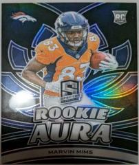 Marvin Mims #10 Football Cards 2023 Panini Spectra Rookie Aura Prices