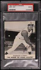 Joey Jay Baseball Cards 1961 Kahn's Wieners Prices