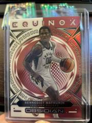 Bennedict Mathurin [Red Flood] #29 Basketball Cards 2022 Panini Obsidian Equinox Prices
