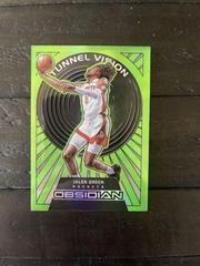 Jalen Green [Green Flood] #9 Basketball Cards 2021 Panini Obsidian Tunnel Vision Prices