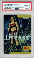 Zhang Weili [Gold] #18 Ufc Cards 2021 Panini Prizm UFC Instant Impact Prices