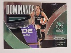 Sabrina Ionescu Basketball Cards 2022 Panini Prizm WNBA Dominance Prices