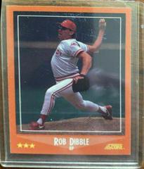 Rob Dibble #86T Baseball Cards 1988 Score Traded Prices