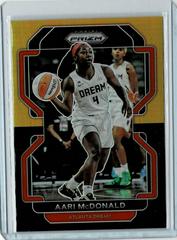 Aari McDonald [Black Gold] #19 Basketball Cards 2022 Panini Prizm WNBA Prices
