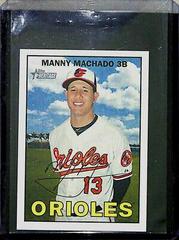 Manny Machado [Mini Portrait] #157 Baseball Cards 2016 Topps Heritage Prices