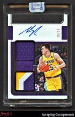 Austin Reaves [Purple] #RD-ARV Basketball Cards 2021 Panini One and One Rookie Dual Jersey Autographs Prices