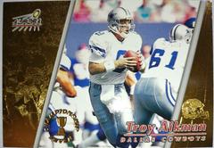 Troy Aikman #9 Football Cards 1998 Pacific Aurora Championship Fever Prices