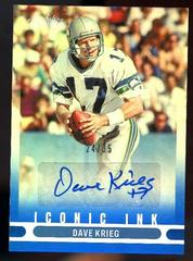 Dave Krieg [Blue] #II-DK Football Cards 2022 Panini Absolute Iconic Ink Autographs Prices