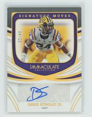 Derek Stingley Jr. [Gold] #SM-DST Football Cards 2022 Panini Immaculate Collegiate Signature Moves Prices