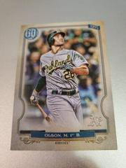 Matt Olson [Bazooka Back] Baseball Cards 2020 Topps Gypsy Queen Prices
